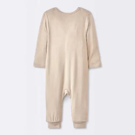 Baby 2pk Leaf So Very Soft Modal Blend Romper - Cloud Island&trade; Cream image {1}