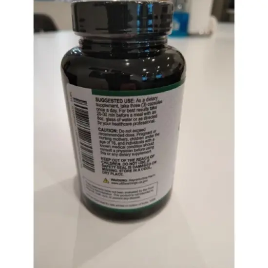 Pure Cinnamon Capsules, True Sri Lanka Certified Organic Ceylon Cinnamon Pills - 120 Capsules;180 capsules image {8}