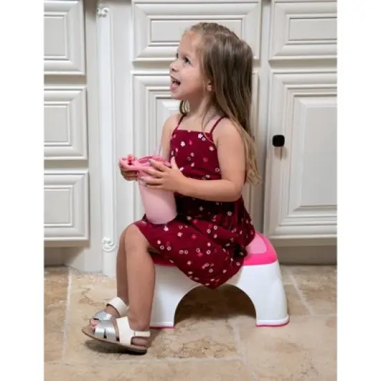 Nuby Toilet Step Stool - Pink image {5}