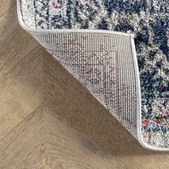 nuLOOM Lilah Vintage Medallion Area Rug image {6}