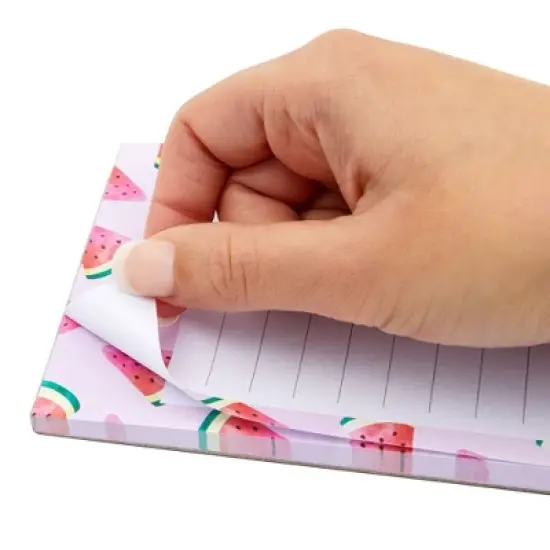 Juvale 6-Pack Magnetic Grocery List Pad for Fridge- Cute Shopping List Paper Note Pads for Refrigerator (6 Fruit Designs) image {7}