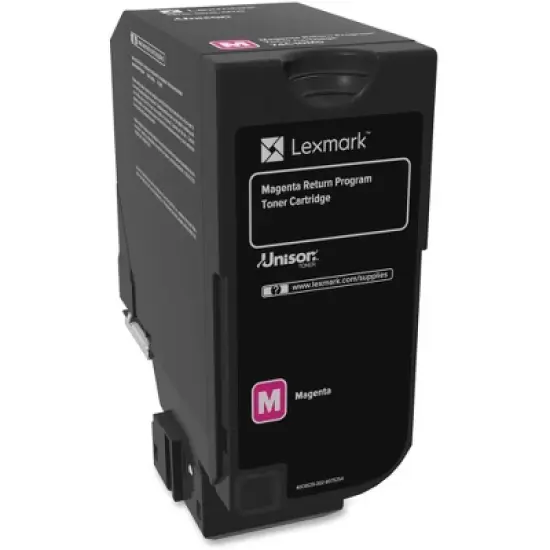 Lexmark 74C10M0 3000 Page-Yield Magenta Unison Toner Cartridge image {1}