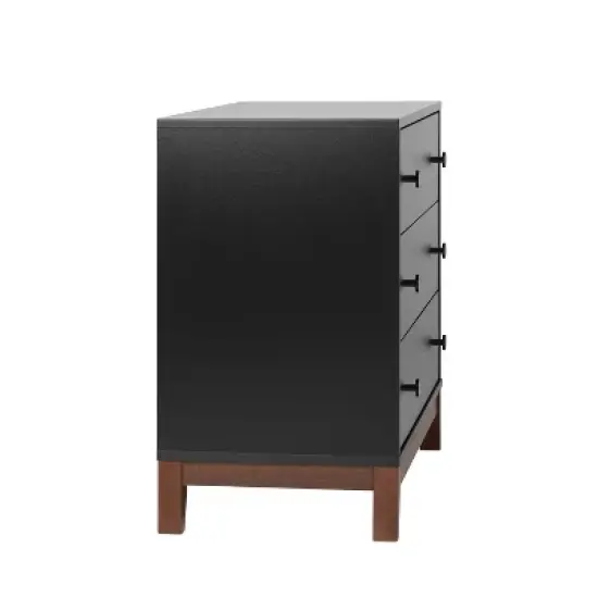 Prepac Nordik 3 Drawer Bedside Nightstand image {4}