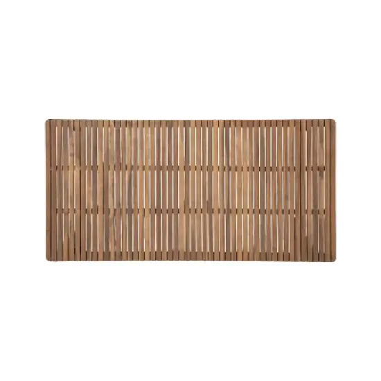 Christopher Knight Home Zeke Rustic Acacia Wood Outdoor Dining Table with Slatted Top image {5}
