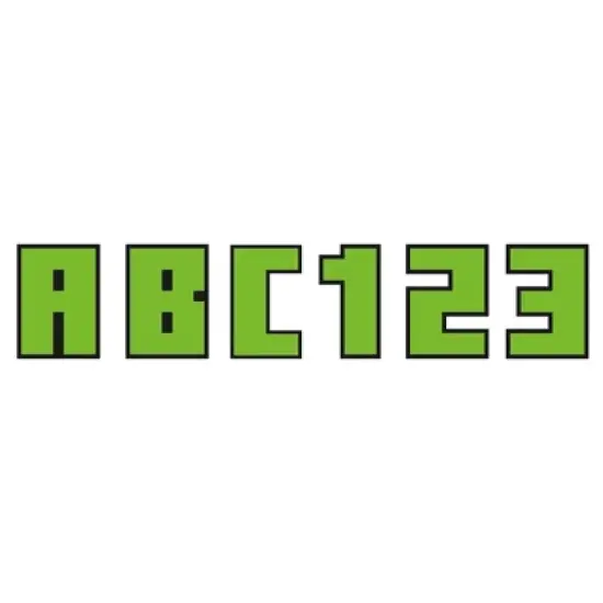Eureka&reg; Minecraft Deco Letters, 176 Pieces Per Pack, 3 Packs image {2}