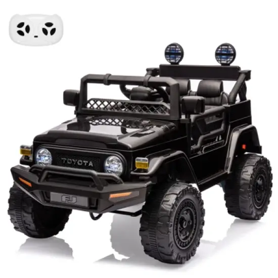 Kids Ride On Car, Licensed Toyota Ride On Truck, 12V Electric Toy Car with Parent Remote Control, 3 Speed, MP3 Music, LED Lights image {7}