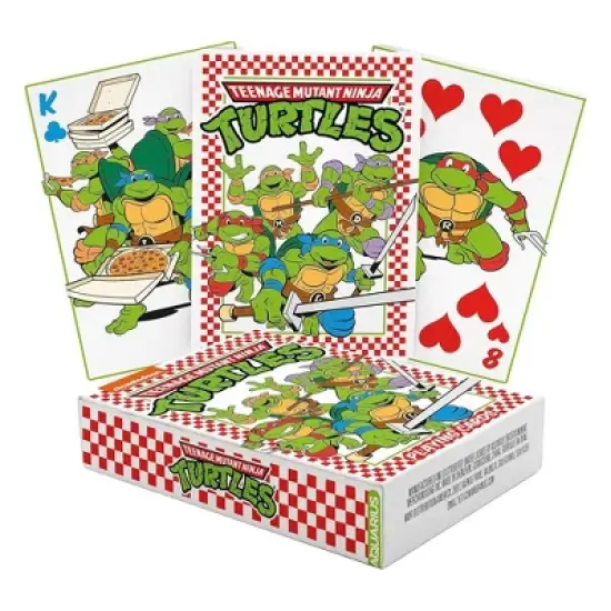 Aquarius Puzzles Teenage Mutant Ninje Turtles Pizza Playing Cards image {4}