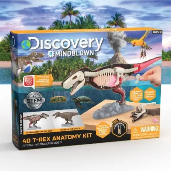 Discovery #Mindblown 4D T-Rex Anatomy Kit Interactive Dinosaur Model image {5}