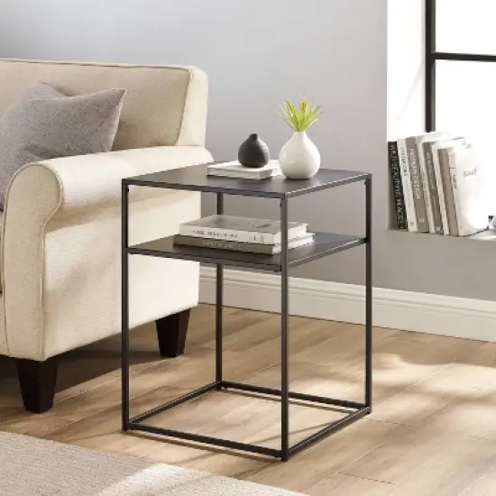 Braxton End Table Matte Black - Crosley image {3}