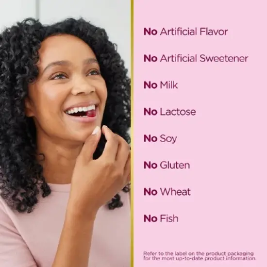 Nature's Bounty Optimal Solutions Hair, Skin & Nail Gummies with Biotin & Collagen - Orange - 80ct image {2}