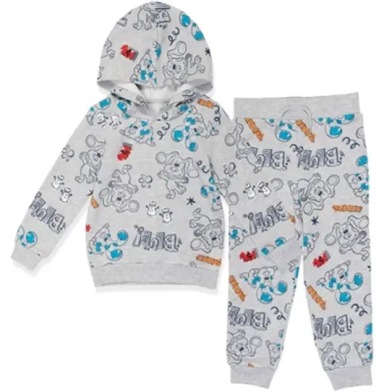 Blue's Clues & You! Baby Fleece Pullover Hoodie and Jogger Pants Set Infant to Toddler  image {10}