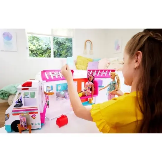 Barbie Transforming Ambulance and Clinic Playset (Target Exclusive) image {1}