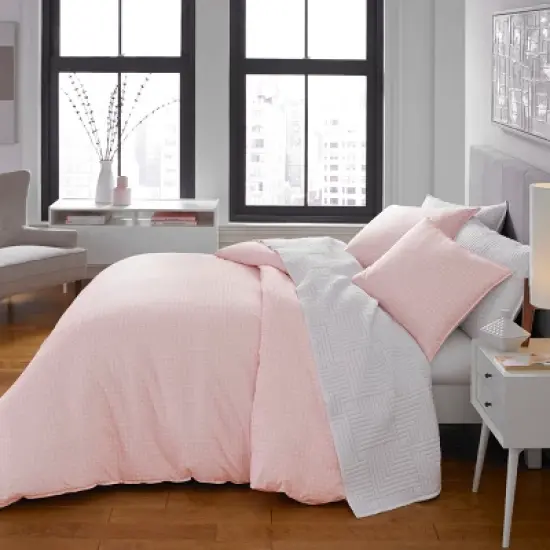 Penelope Reversible Comforter Set - City Scene image {5}