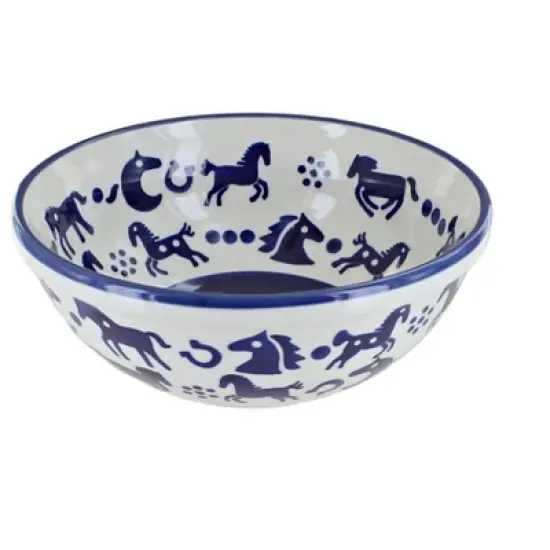 Blue Rose Polish Pottery Manufaktura Cereal Bowl image {5}