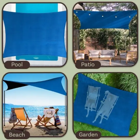 10' x 13' Sun Shade Sails Canopy image {2}