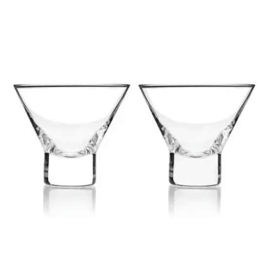 Viski Heavy Base Stemless Manhattan Glasses image {6}