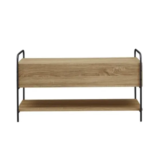 Modern 2 Drawer Storage Entry Bench - Saracina Home image {4}