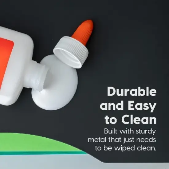 IRIS USA Metal Stackable Letter Tray Paper Organizer, Black, 4Pack image {4}