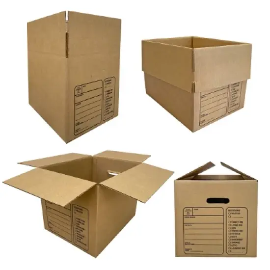 UBMOVE Kitchen Moving Boxes & Supplies Kit #1- (4) Boxes with Dish/Glass Inserts image {5}