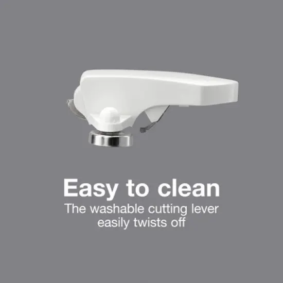 Proctor Silex Power Opener Can Opener 75224PS: Electric Freestanding, Plastic, White, 1.5 lbs, 1 Year Warranty image {7}