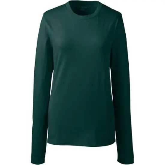 Lands' End School Uniform Women's Long Sleeve Essential T-shirt image {7}