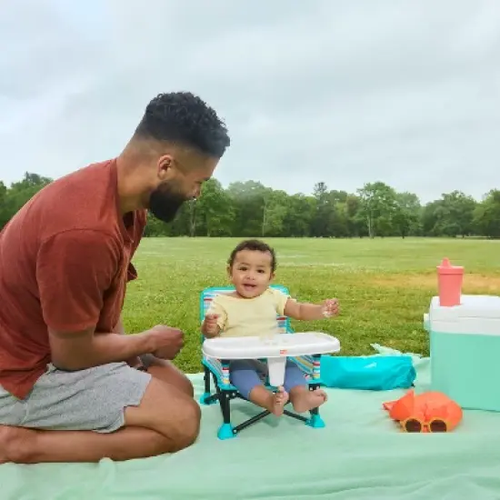 Bright Starts Disney Baby Pop N Sit Portable Booster Seat image {7}