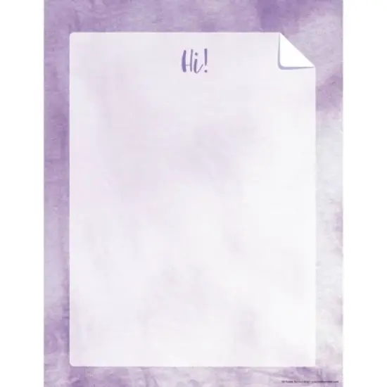 Barker Creek Purple Tie-Dye Get Organized File Folders Set Multi-Design 107 per Set: Stationery, Paper, Top Tab, 50 Sheet Capacity image {5}