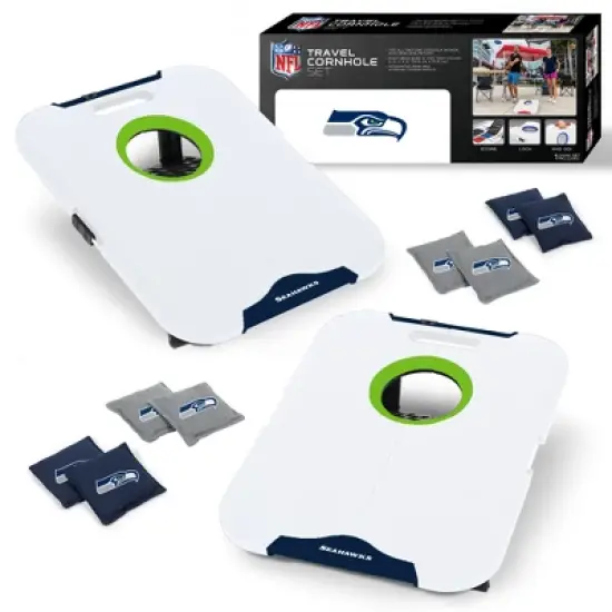 NFL Seattle Seahawks All-Weather Travel Cornhole Set image {6}
