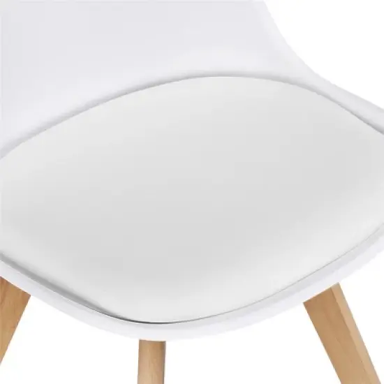 Yaheetech Pack of 4 Upholstered Dining Chairs for Dining Room, Kitchen image {4}