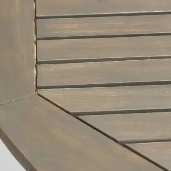 Cedros 5pc Acacia Wood and Wicker Dining Set - Christopher Knight Home image {5}