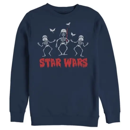 Men's Star Wars Halloween Vader Skeletons Sweatshirt image {5}