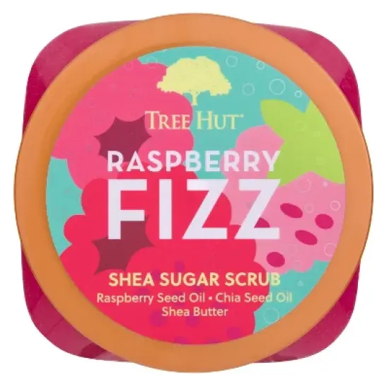 Tree Hut Raspberry Fizz Shea Sugar Scrub - 18oz image {3}