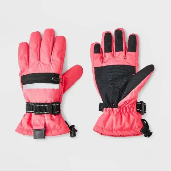 Girls' Ripstop Ski Gloves - All in Motion&trade; image {4}