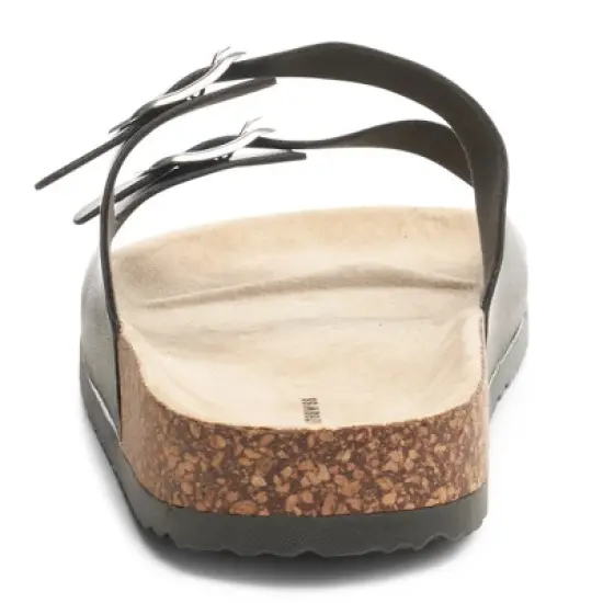 Alpine Swiss Mens Double Strap Casual Slides Flat Sandals image {4}