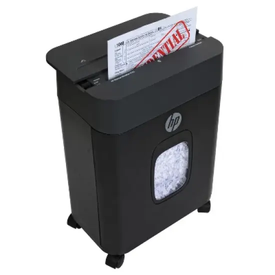 HP Inc. HP-MC83 8-Sheet Microcut Shredder in Gray image {7}