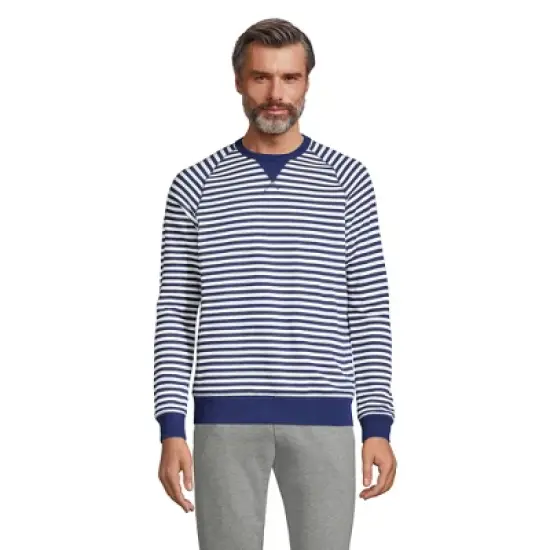 Lands' End Men's Serious Sweats French Terry Crewneck Sweatshirt image {5}