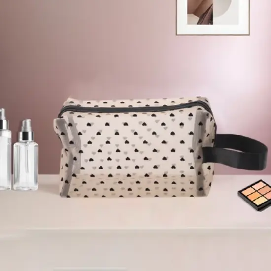 Unique Bargains Heart Pattern Makeup Bags 1 Pc image {4}