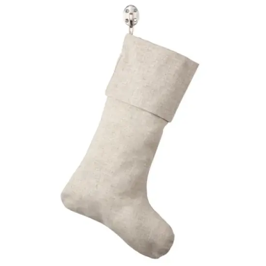 Saro Lifestyle Solid Color Toscana Christmas Stocking image {4}