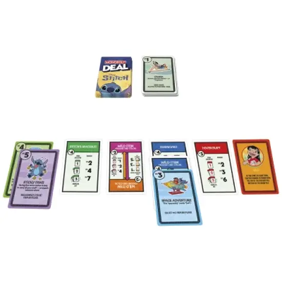 Monopoly Deal Stitch Board Game image {1}