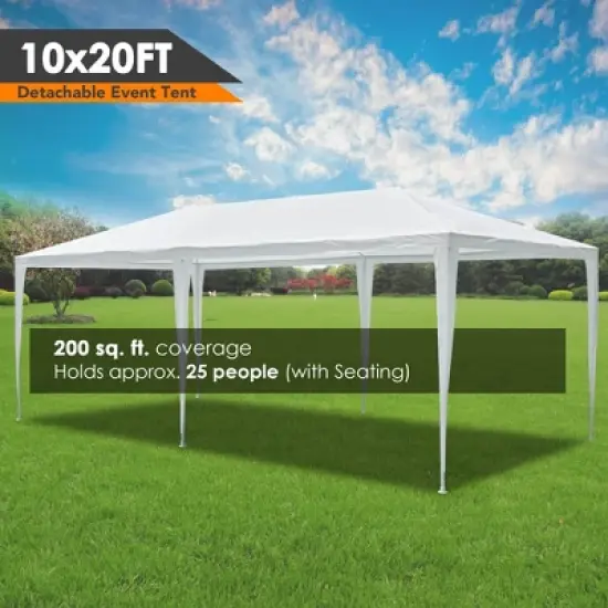 Yescom 10' x 20' Party Wedding Tent Canopy White image {2}