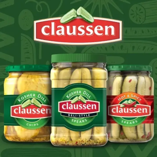 Claussen Kosher Dill Pickle Spears - 64 fl oz image {6}