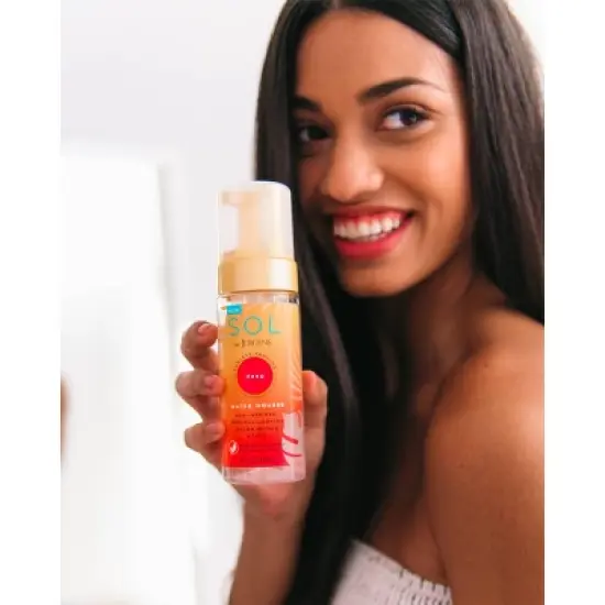 SOL by Jergens Deep Water Mousse, Self Tanner, Tanning Water Foam W/ Coconut, Dye-Free Formula 5 fl oz image {5}