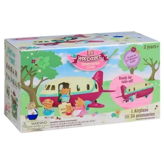 Li'l Woodzeez Toy Airplane with Accessories 35pc - Honeysuckle Airway image {6}