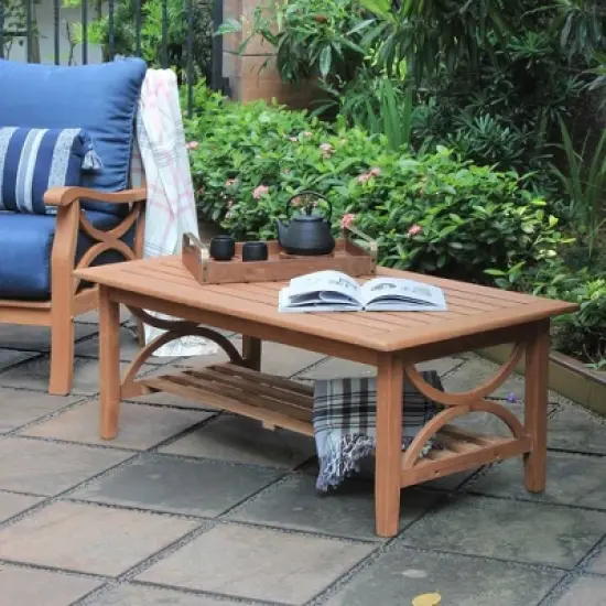 Abbington Teak Patio Coffee Table - Cambridge Casual image {6}