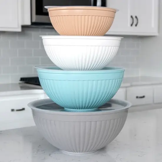 Nordic Ware 8- Piece Covered Bowl Set image {1}