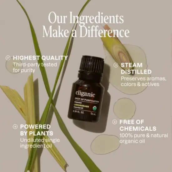 Organic Lemongrass Essential Oil image {2}