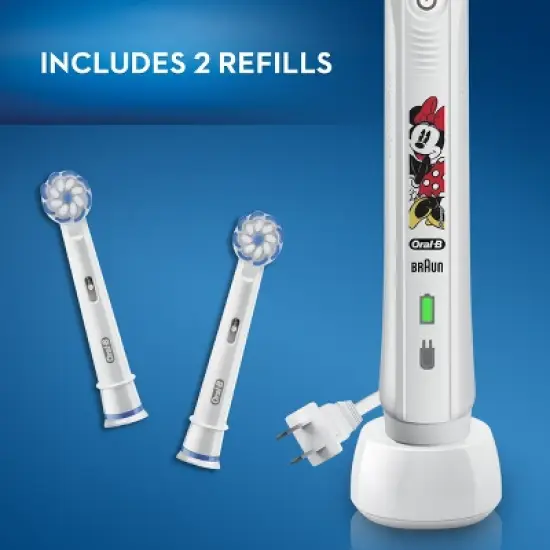 Oral-B Kid's Electric Toothbrush featuring Disney's Minnie Mouse image {6}