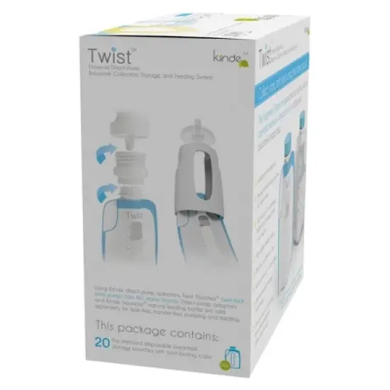 Kiinde 20ct Twist Breast Milk Storage Pouch image {8}