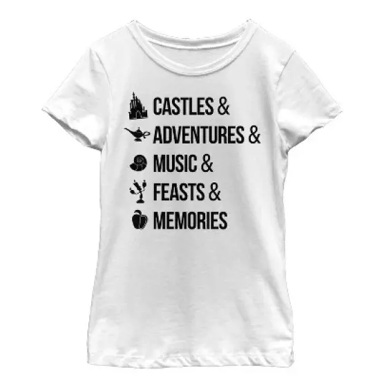Girl's Disney Princesses Keyword Magic T-Shirt image {3}