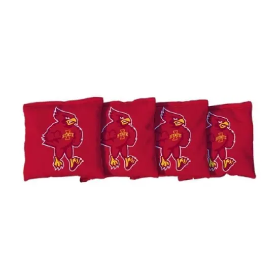 NCAA Iowa State Cyclones Corn-Filled Cornhole Bags Red - 4pk image {1}